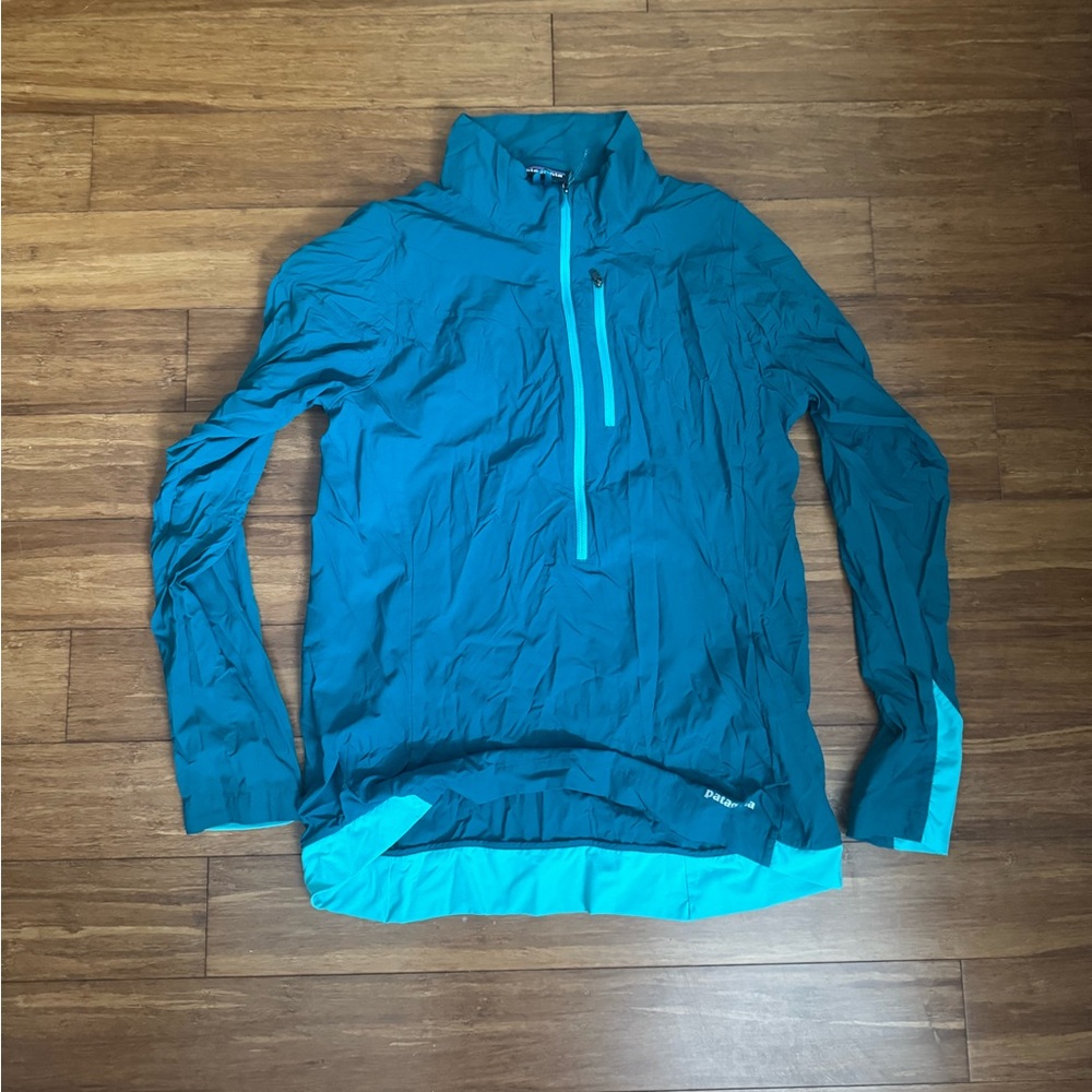Patagonia Teal Quarter-Zip Jacket